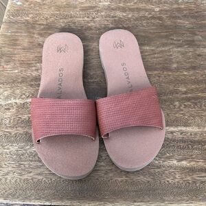 Malvados Women's Minimalist Slide Sandals - Brown